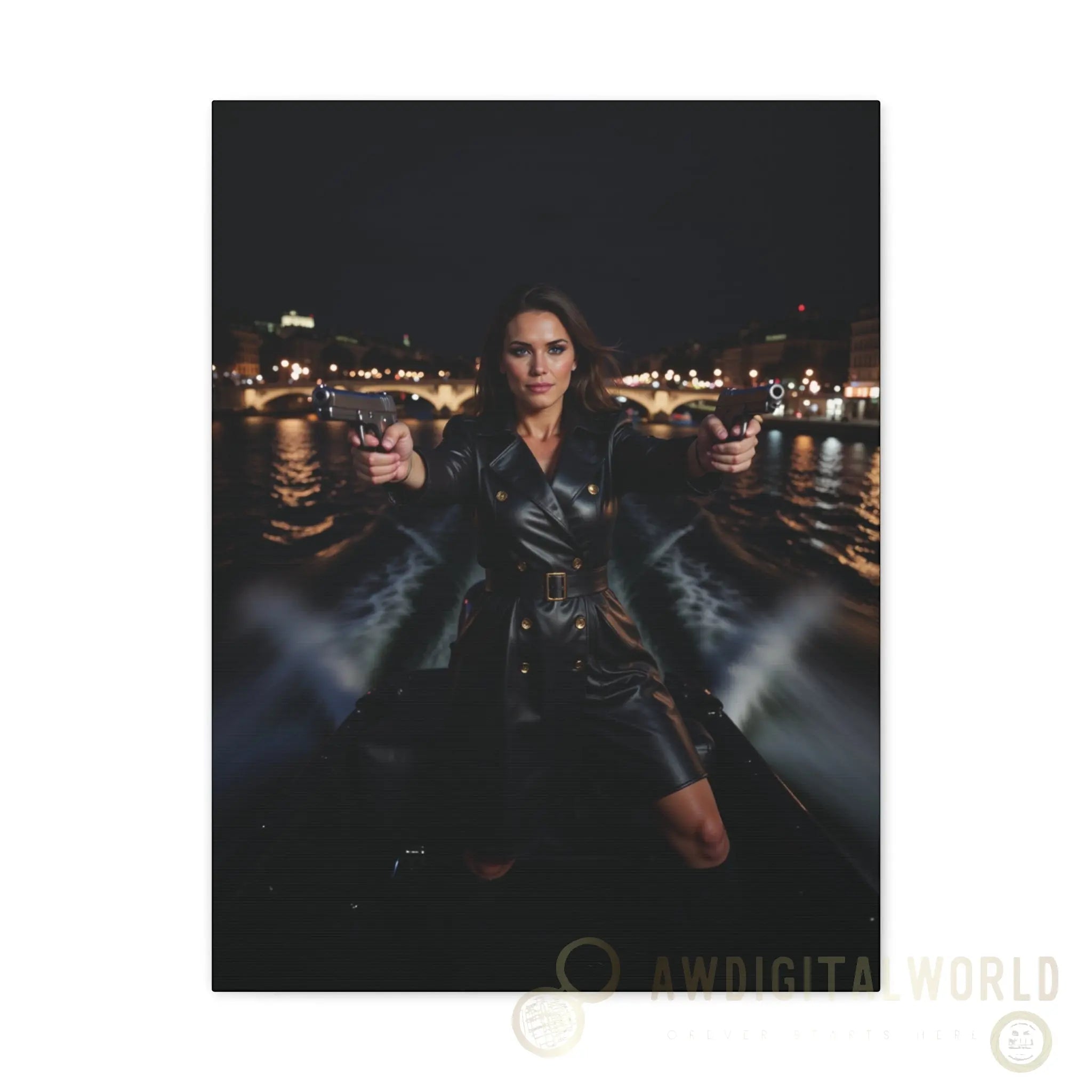 Matte Canvas Wall Art - Dramatic Night Scene - Andrew & Wendy - WallArt