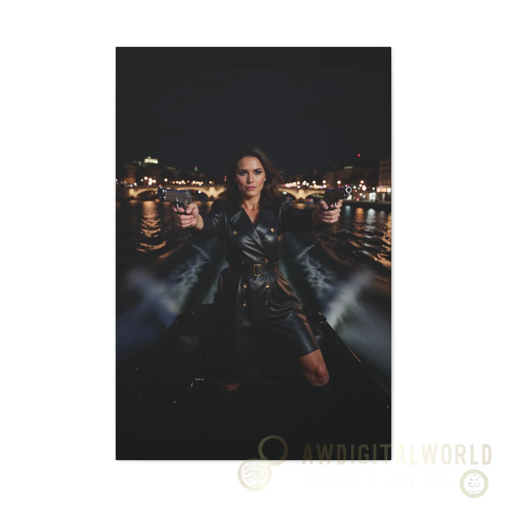 Matte Canvas Wall Art - Dramatic Night Scene - Andrew & Wendy - WallArt