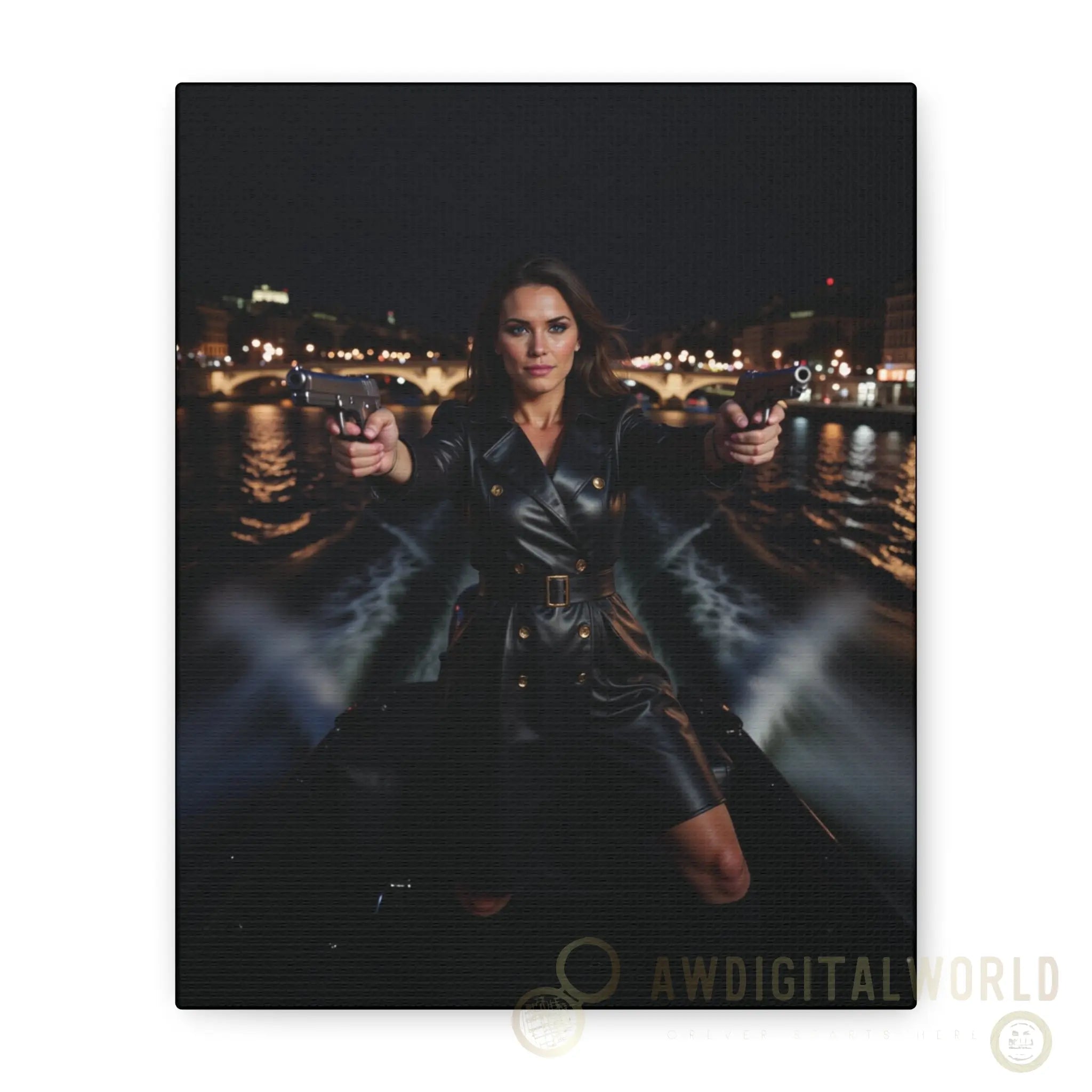 Matte Canvas Wall Art - Dramatic Night Scene - Andrew & Wendy - WallArt