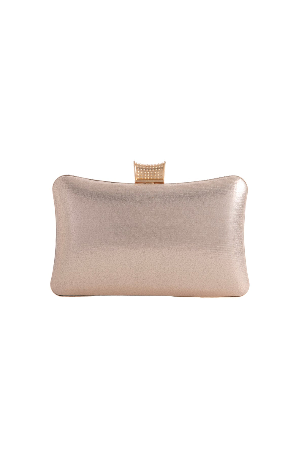 Champagne Diamante Clutch Bag Aftershock London