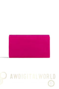 Fuchsia Glitter Envelope Clutch Bag Aftershock London
