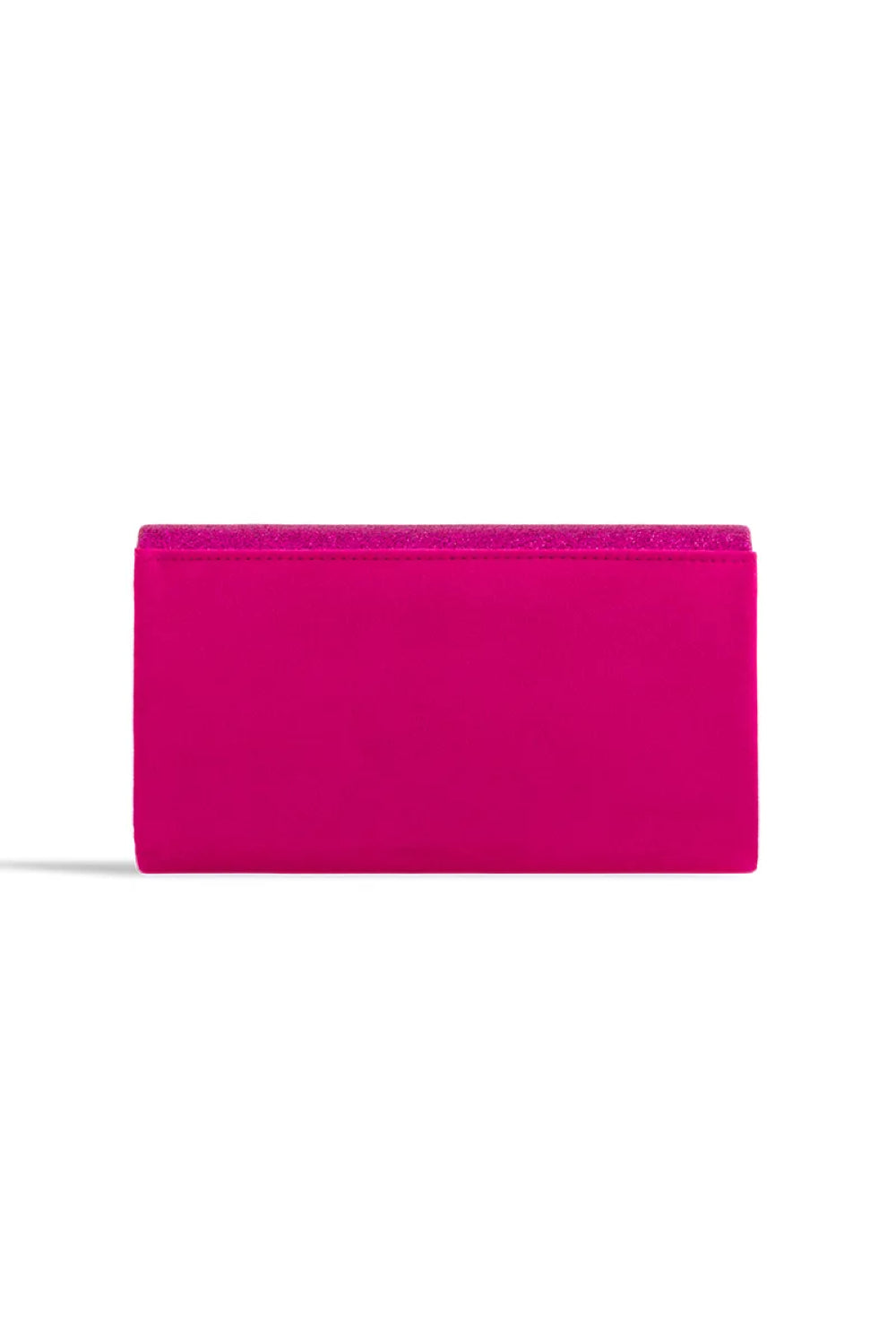 Fuchsia Glitter Envelope Clutch Bag Aftershock London