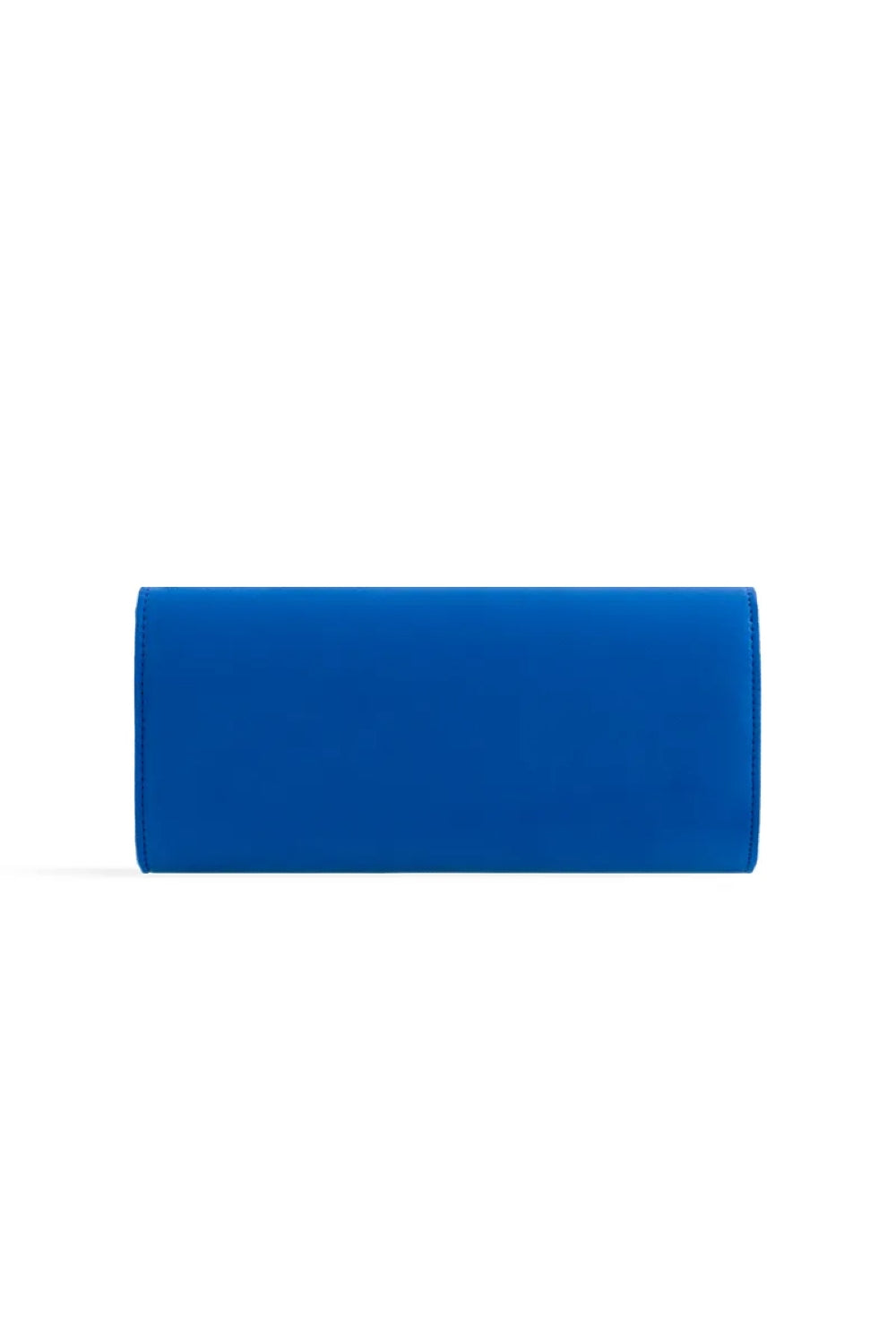 Royal Blue Suede Envelope Clutch Bag Aftershock London