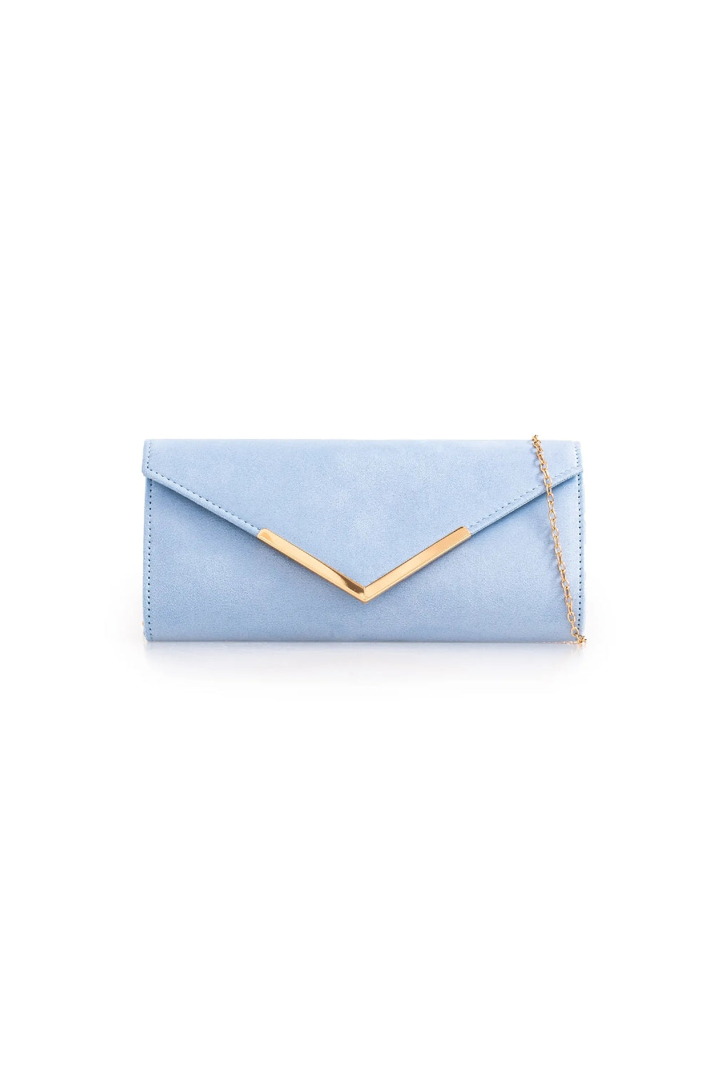 Serenity Suede Envelope Clutch Bag Aftershock London
