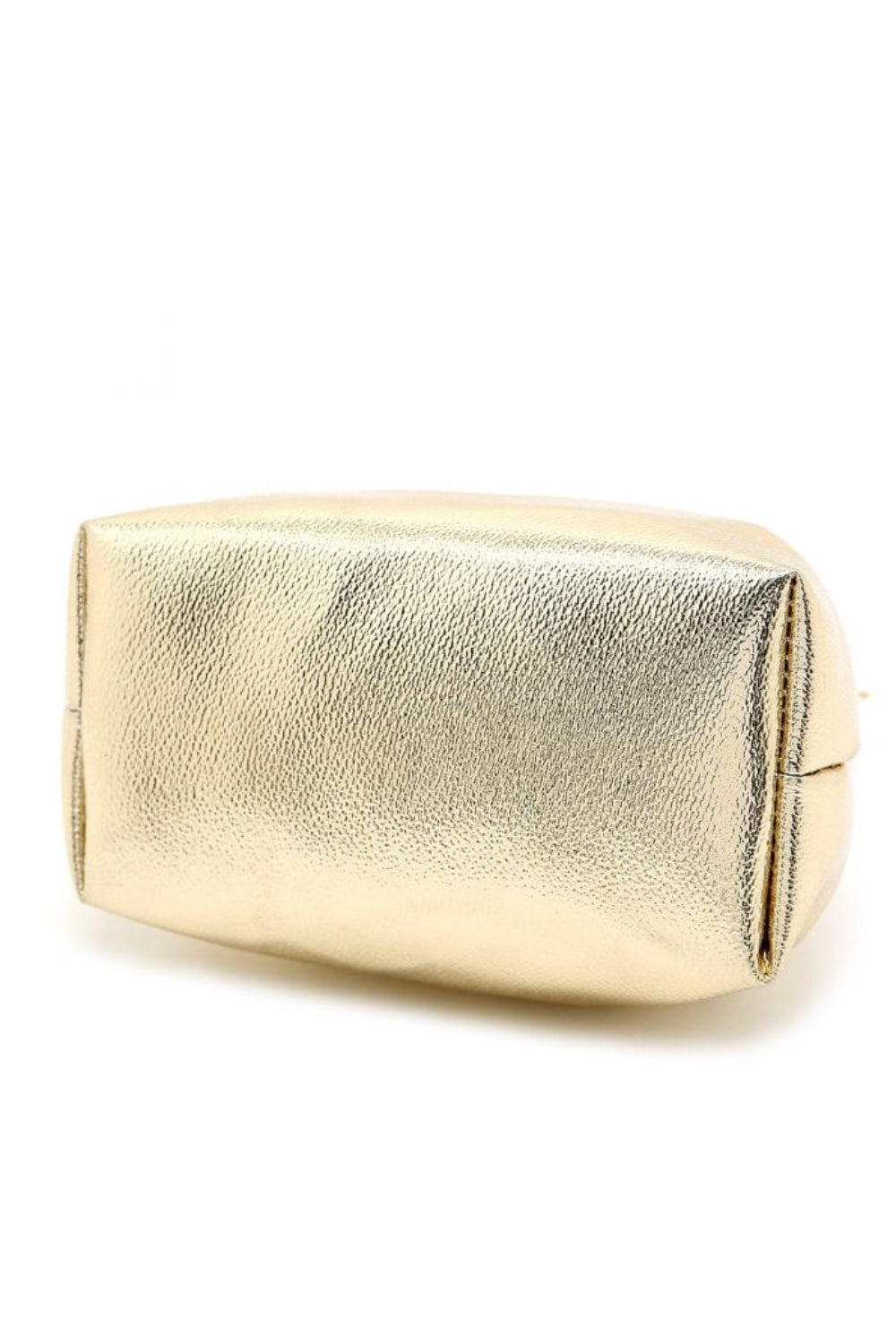 Gold Top Handle Leather Look Bag Aftershock London