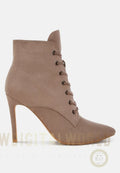 Agmati Lace Up Stiletto Boots-0
