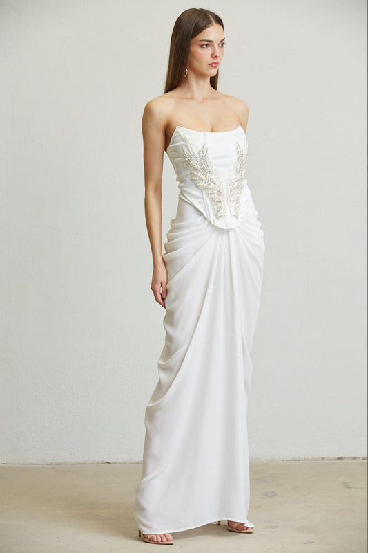 Georgina dress White Amphitryon