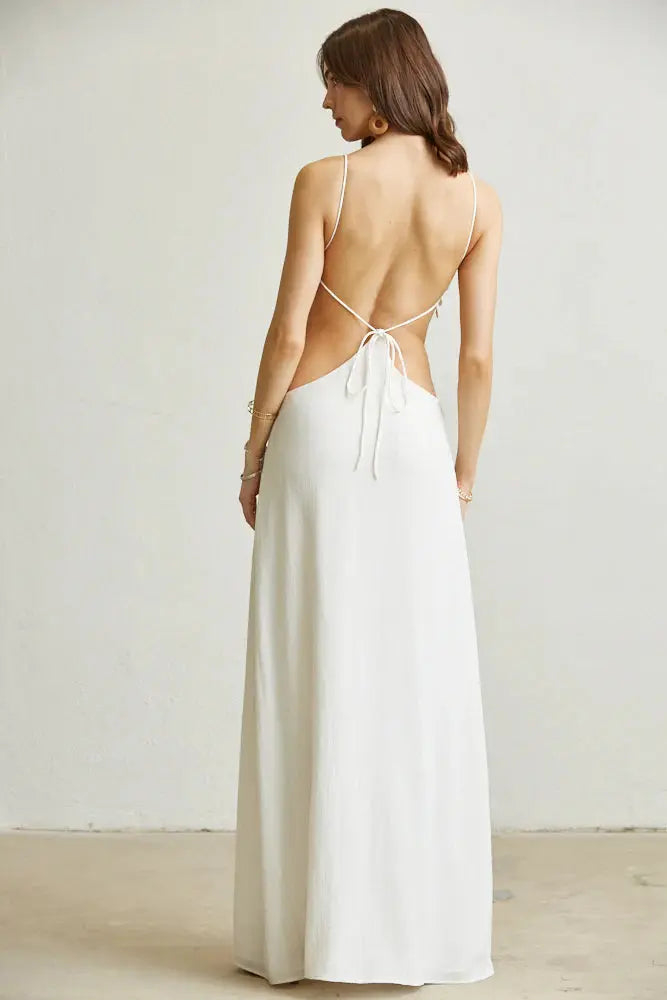 Shell Cascade Maxi Dress - Andrew & Wendy