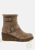 Big horn Faux Fur Harness Boots-0