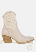 Bimmy Woven Pointy Western Boots London Rag