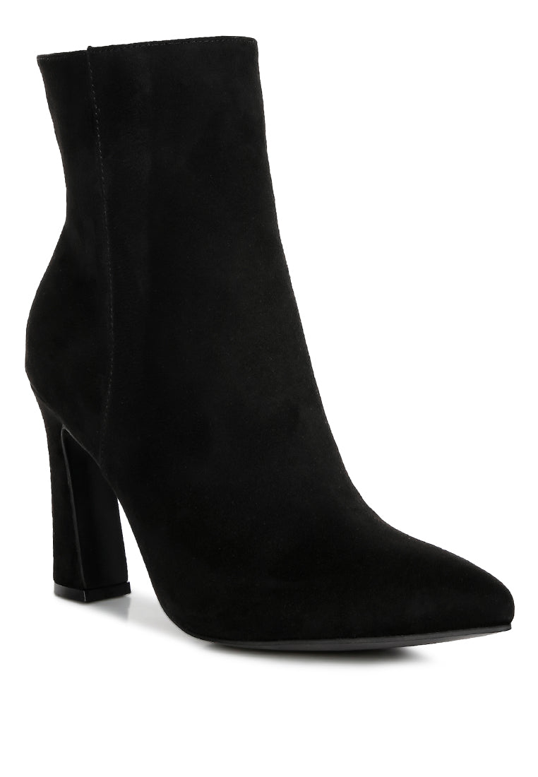 Clubdate Block Heeled Ankle Boots-2