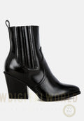 Cornus Pointed Toe Ankle Boots-0