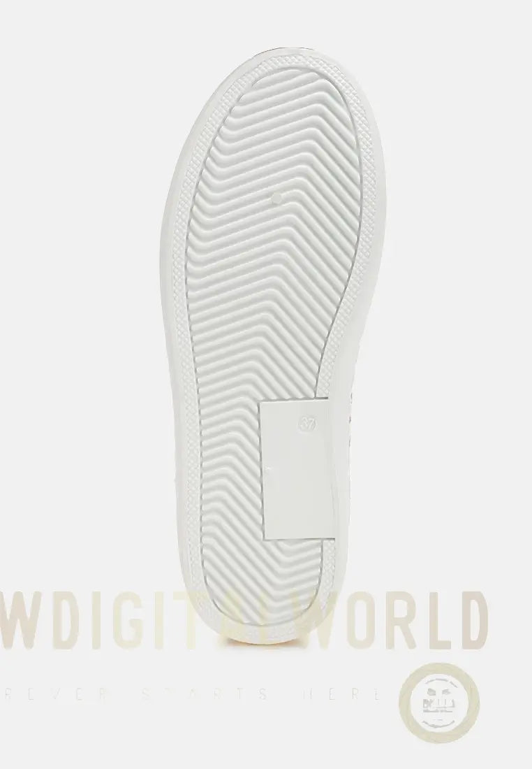 Cosmolight Glitter Faux Leather Sneakers London Rag