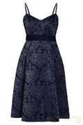 Jacquard Skater Dress Sarvin