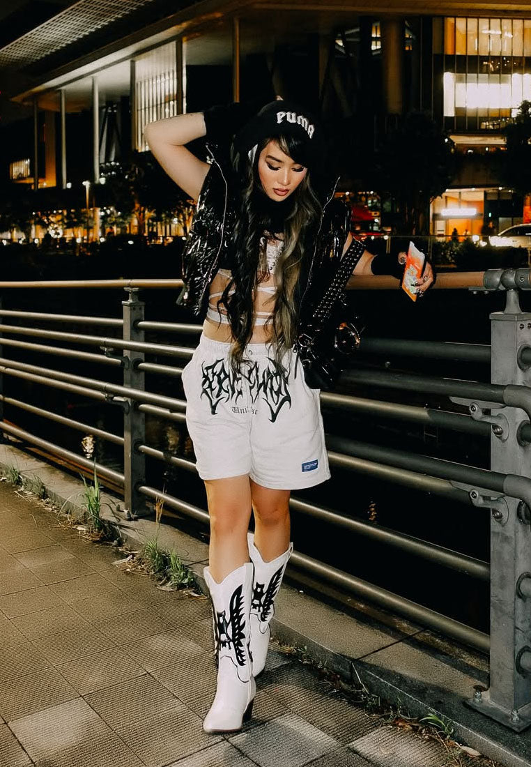 Thistle Winged Patchwork Cowboy Boots London Rag