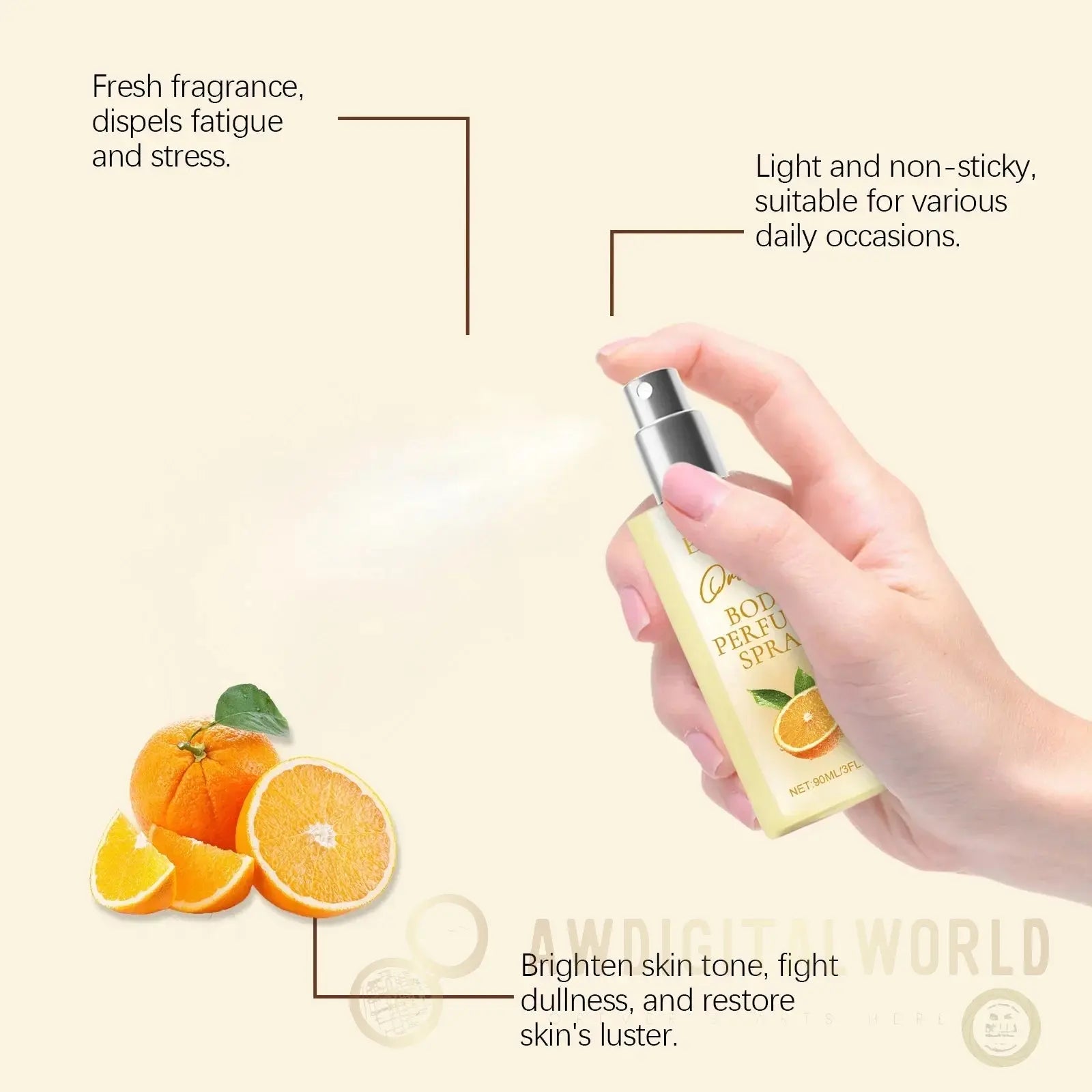 EELHOE Orange Body Perfume Cashymart