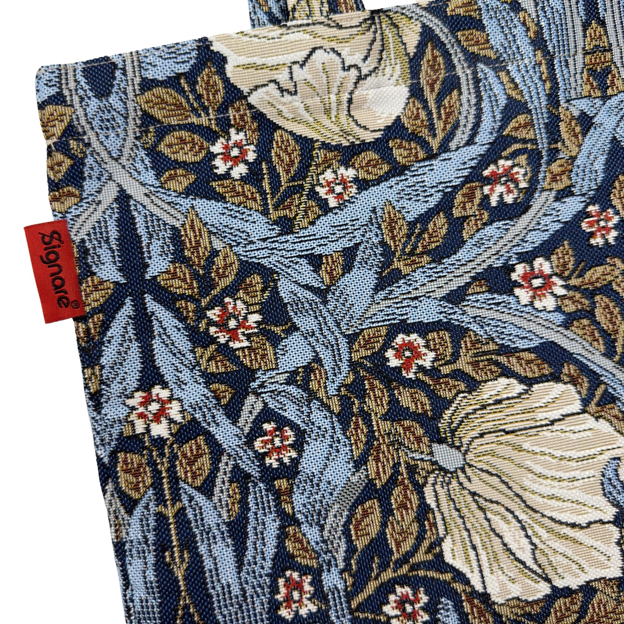 William Morris Pimpernel and Thyme Blue - Flat Bag Signare Tapestry