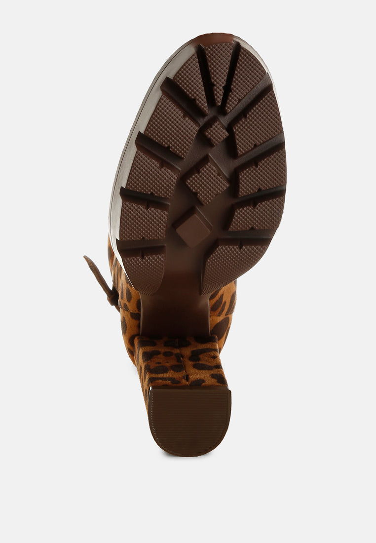 Fremont Leopard Print Chunky Boots-4