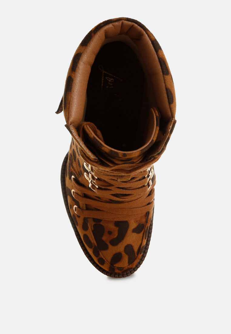 Fremont Leopard Print Chunky Boots-3