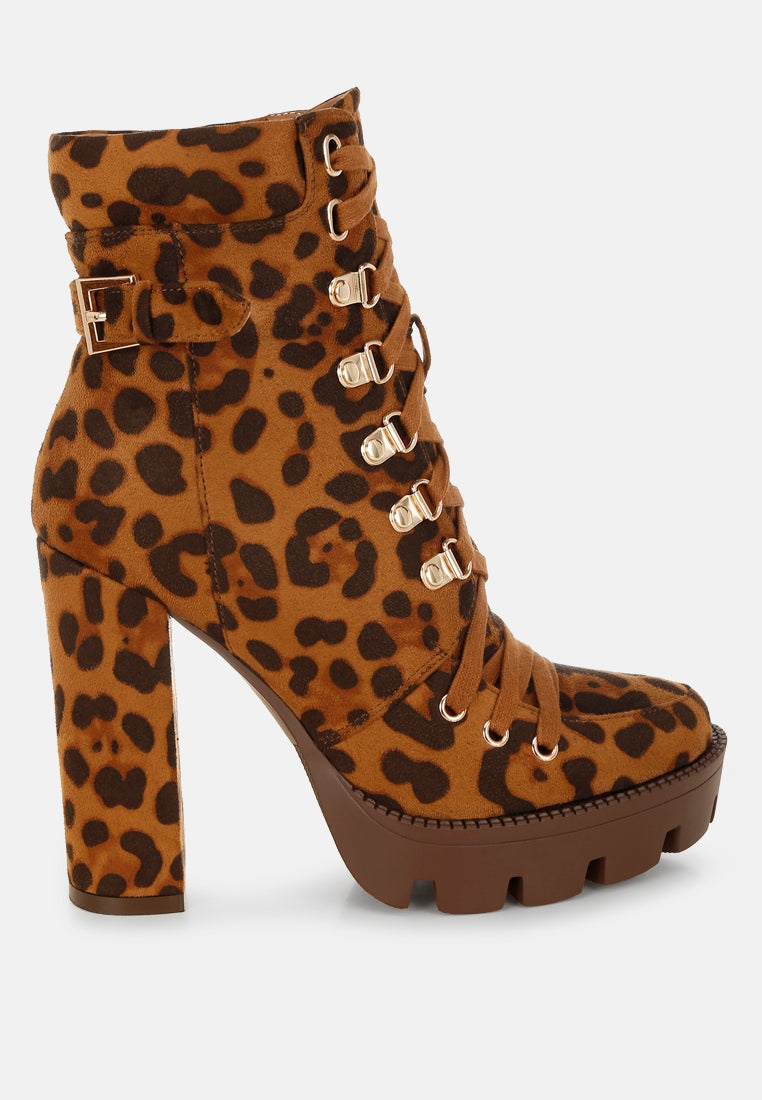 Fremont Leopard Print Chunky Boots-0