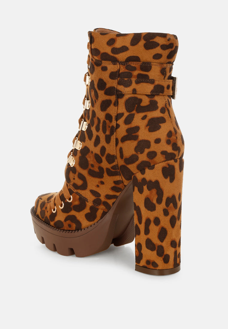 Fremont Leopard Print Chunky Boots-2