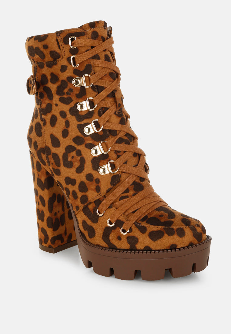 Fremont Leopard Print Chunky Boots-1