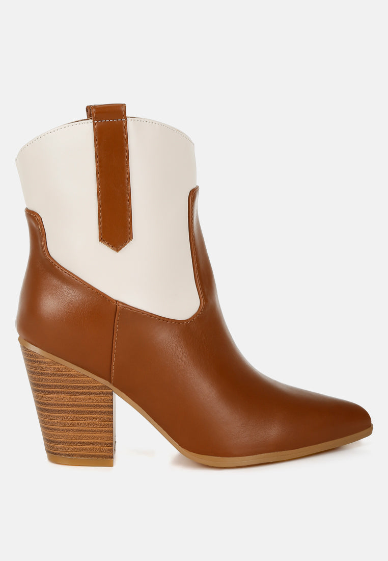 Gallops Two Tone Cowboy Boots London Rag