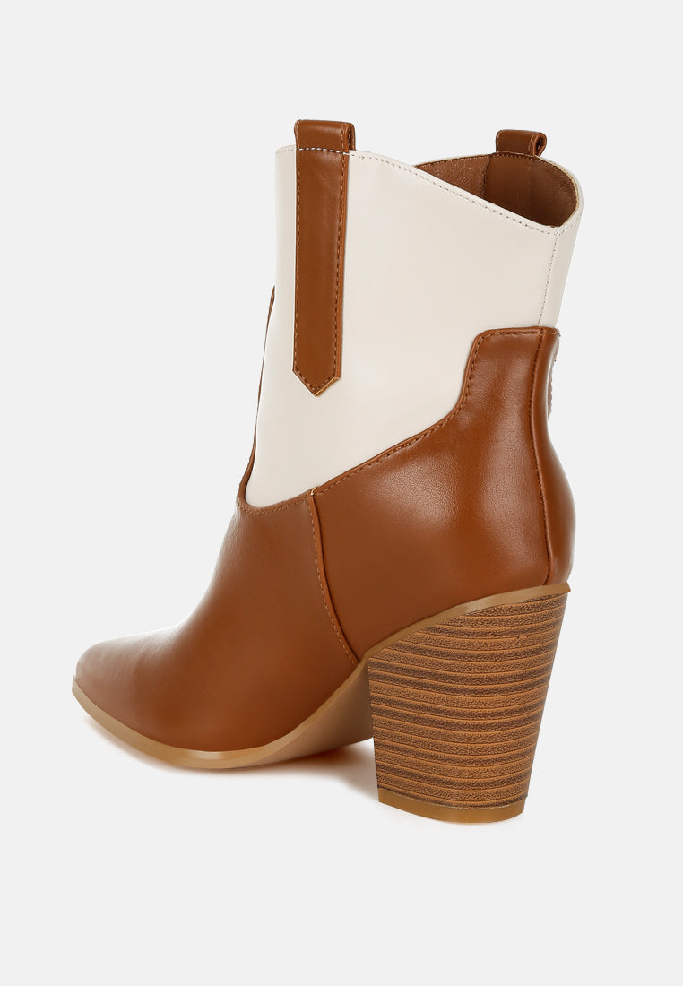 Gallops Two Tone Cowboy Boots London Rag