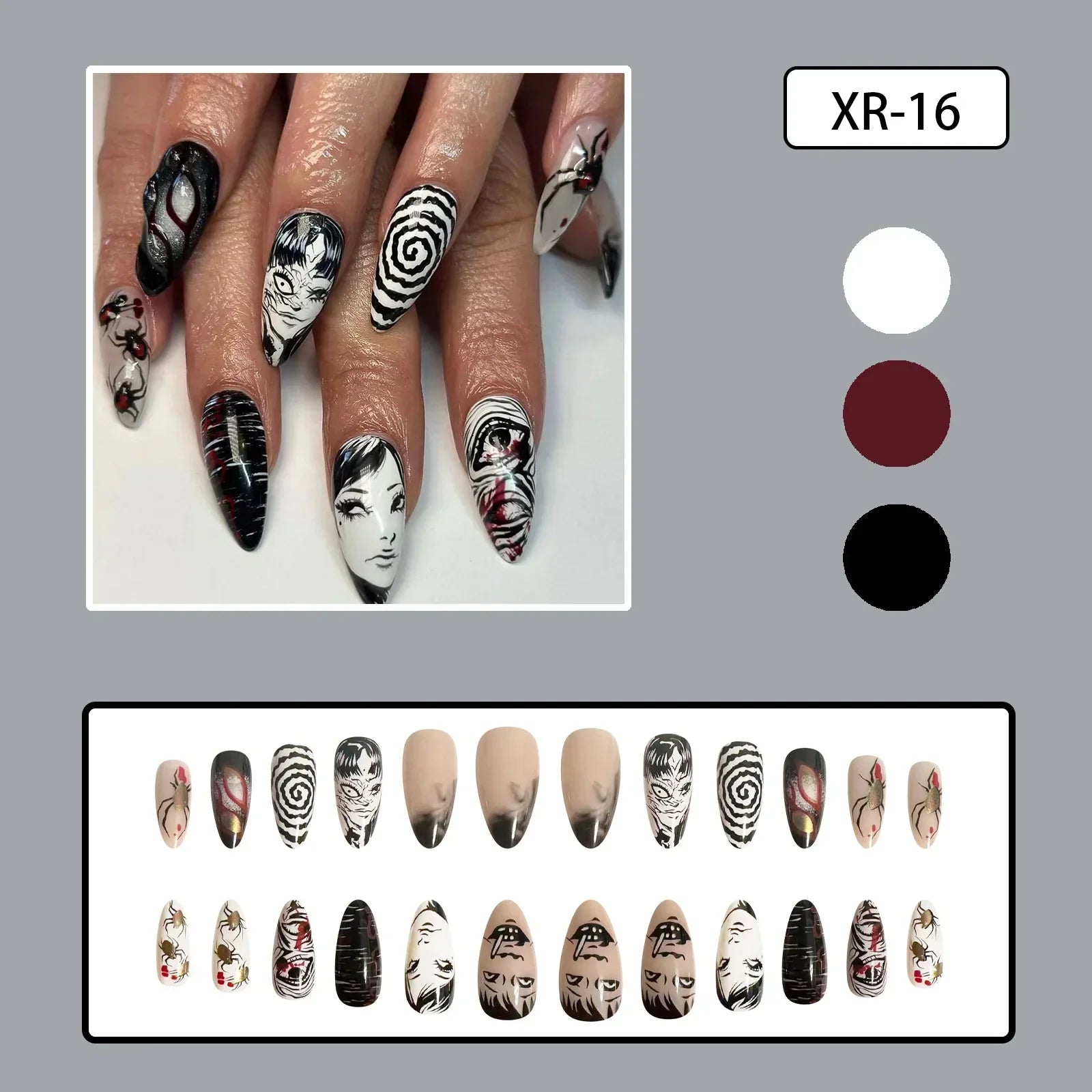 Gothic Manga Nail Art Collection Cashymart