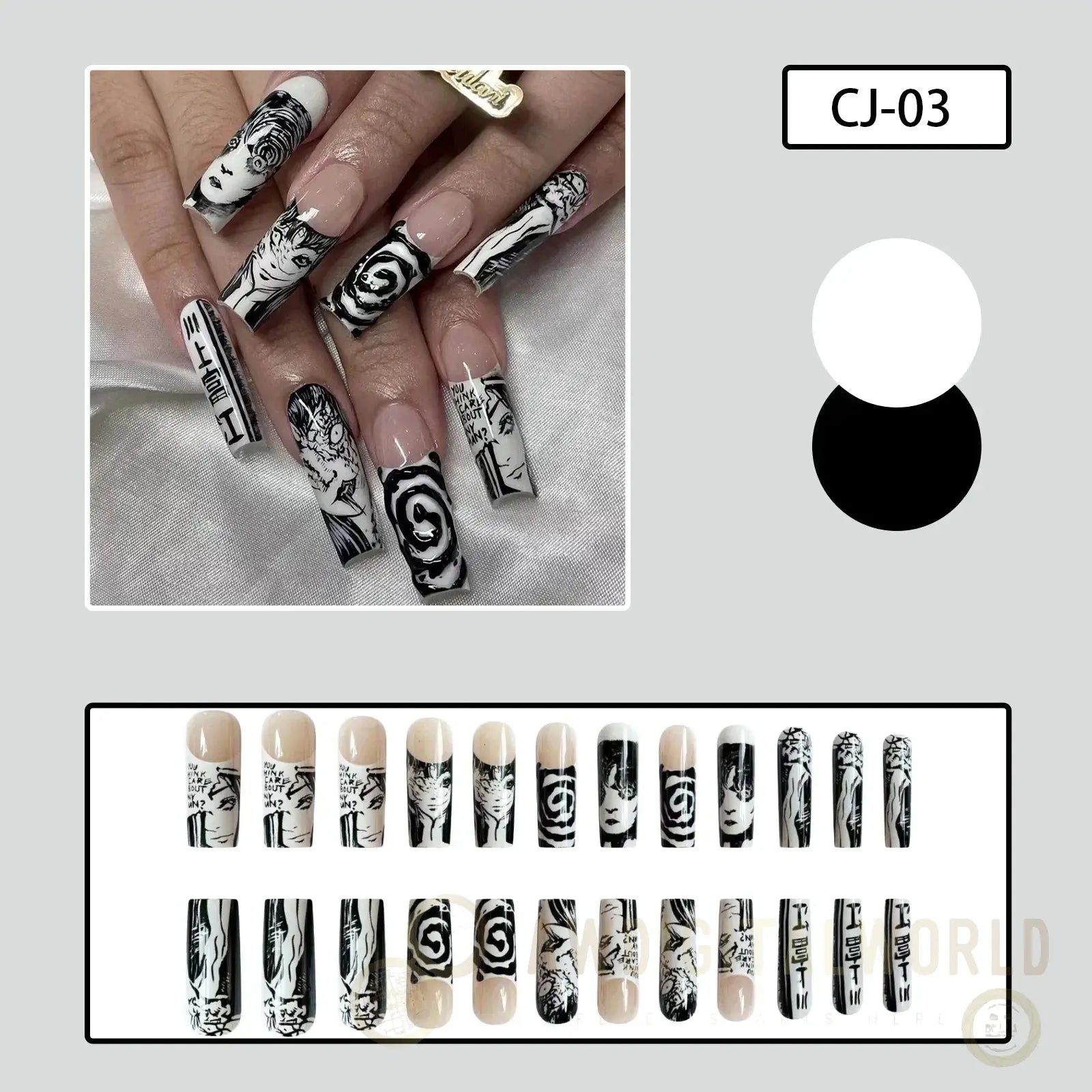 Gothic Manga Nail Art Collection Cashymart