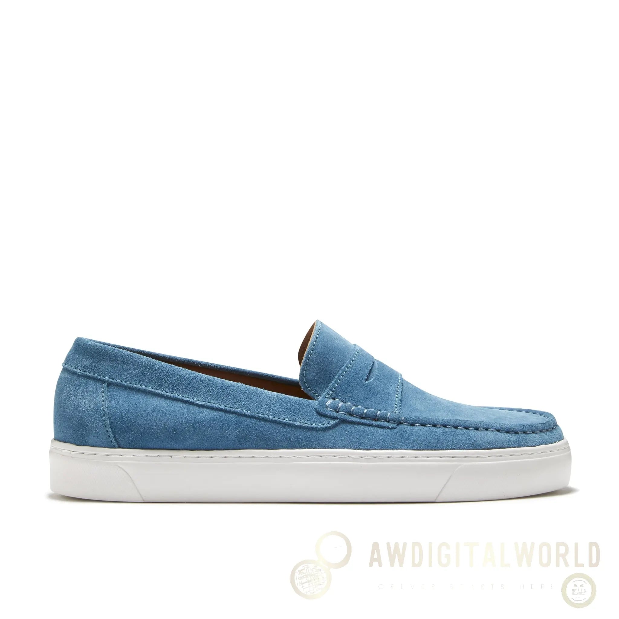 Slip-on Sneaker Loafers, petrol blue suede Hugs & Co.