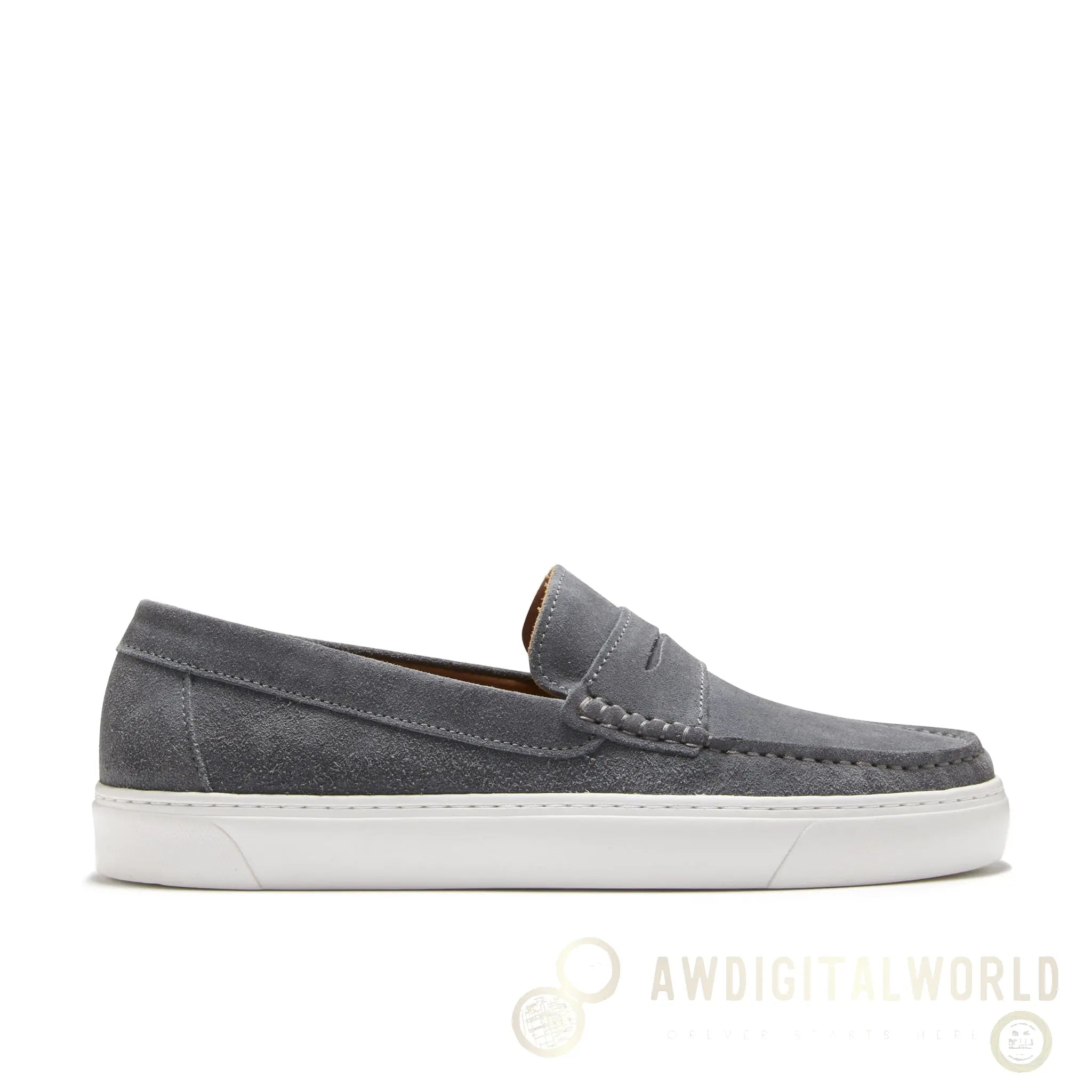 Slip-on Sneaker Loafers, slate grey suede Hugs & Co.