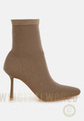 Kintley Knitted Sock Boots-0