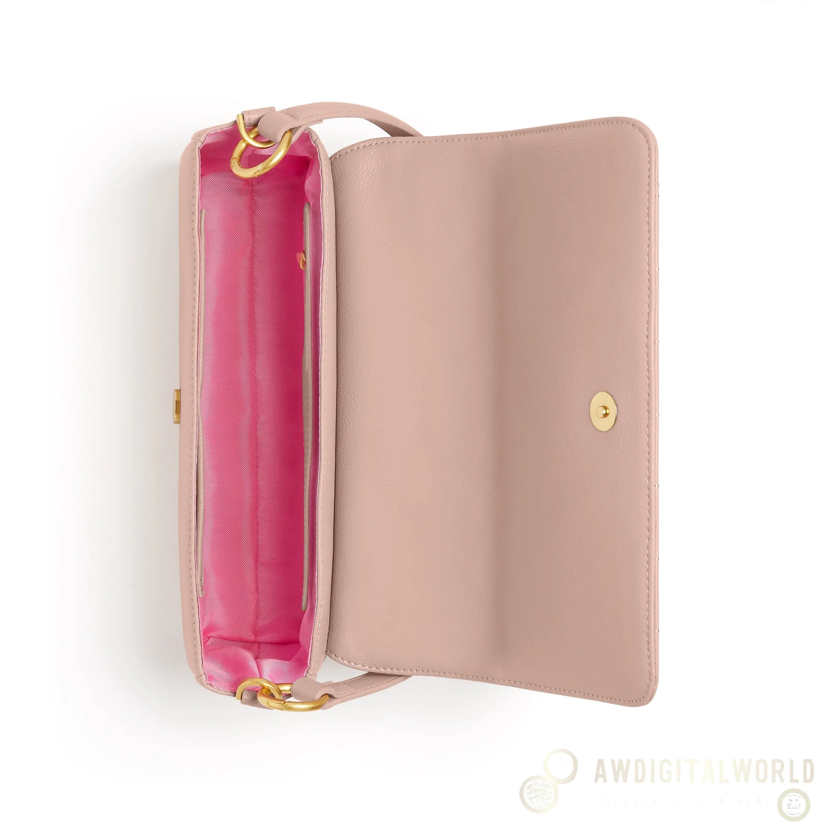 Aurora Crossbody Bag in Pink-4