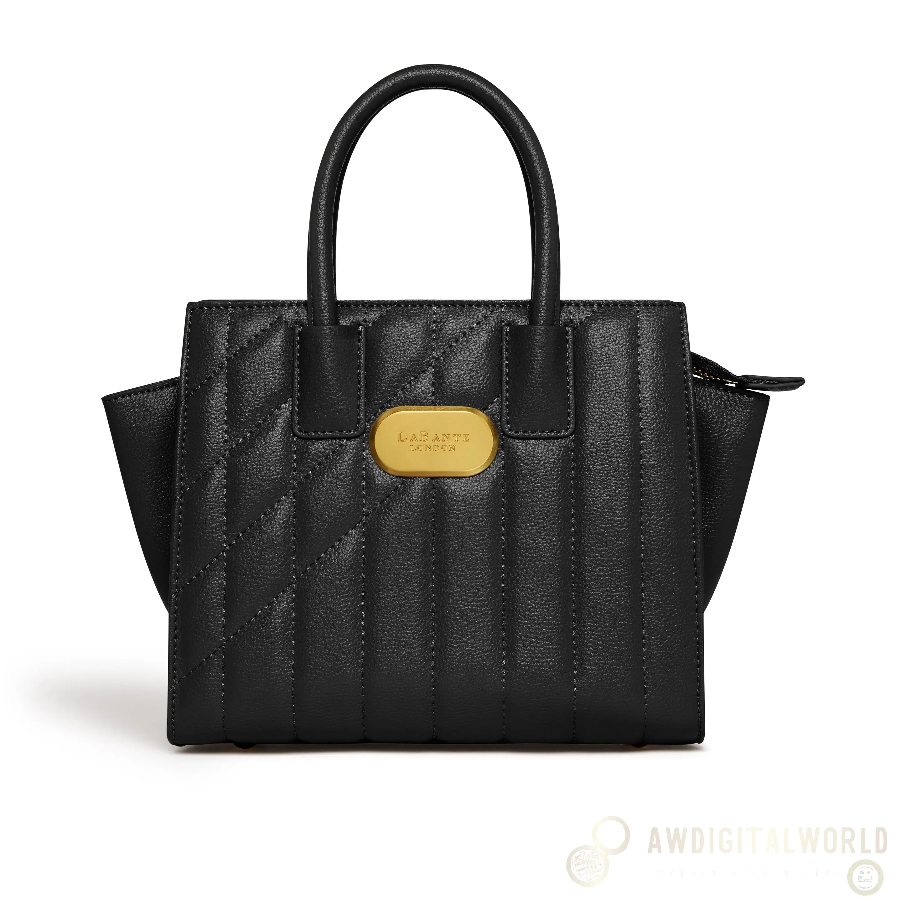 Mini Demi Tote Bag in Black-1
