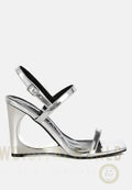 Ladra Metallic Fantasy Wedge Heel Sandals London Rag