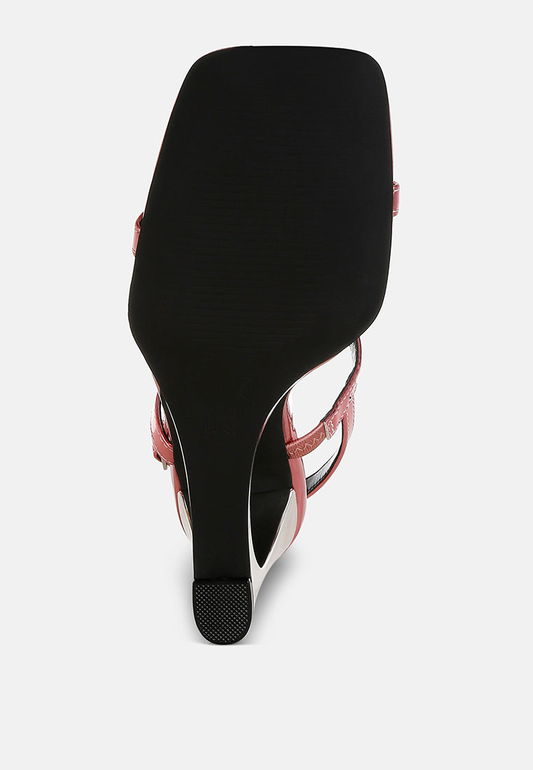 Ladra Metallic Fantasy Wedge Heel Sandals London Rag