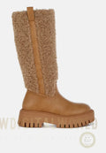 Lapland Fur Detail Calf Length Boots-0