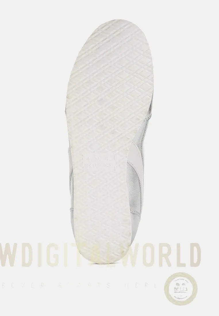 Montek Metallic Lace-Up Sneakers London Rag