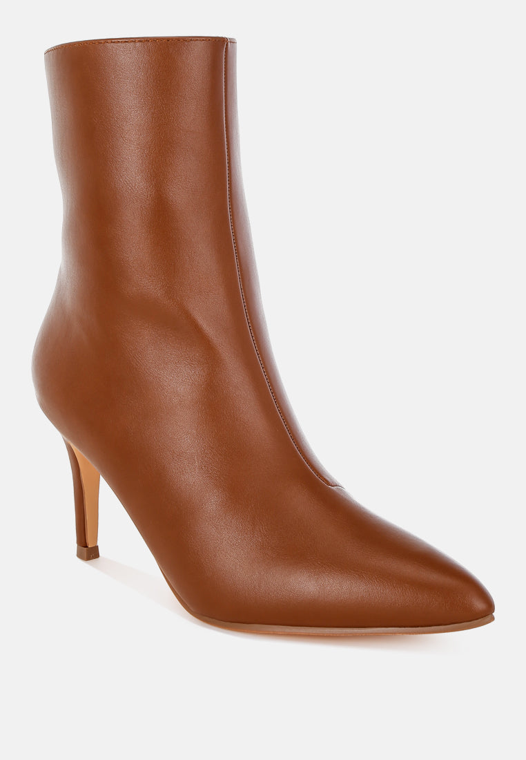 Nicene Harness Detail Stiletto Boots-2