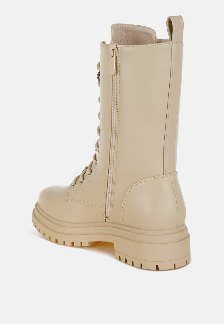 Nimba Rhinestone jewelled Chunky Boots-3