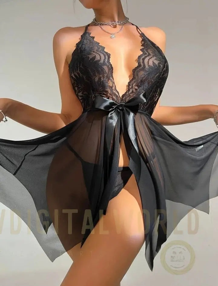 Nothing But Net Babydoll - One Size JOJO Lingerie