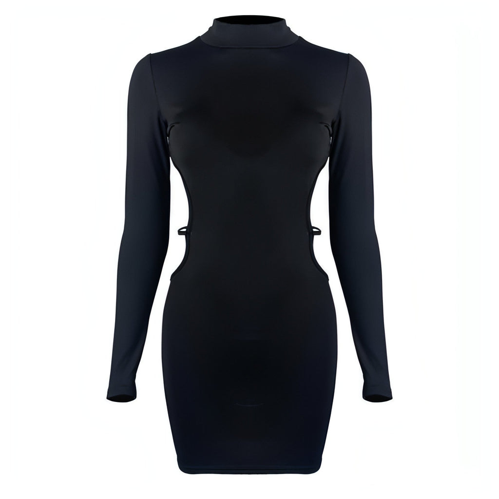 Women's Fashion Midriff Outfit Sheath Dress Carmine Juneberry
