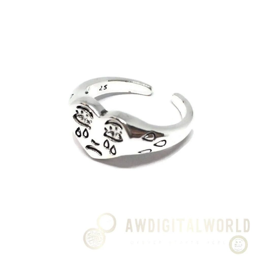 Crying Love Heart Band Ring Gifts From The Crypt