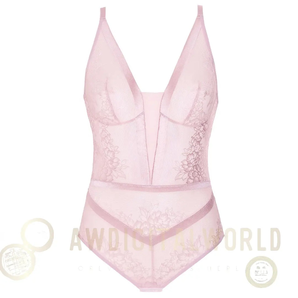 Sheer Lace Body Gorteks Porto Lilac-2