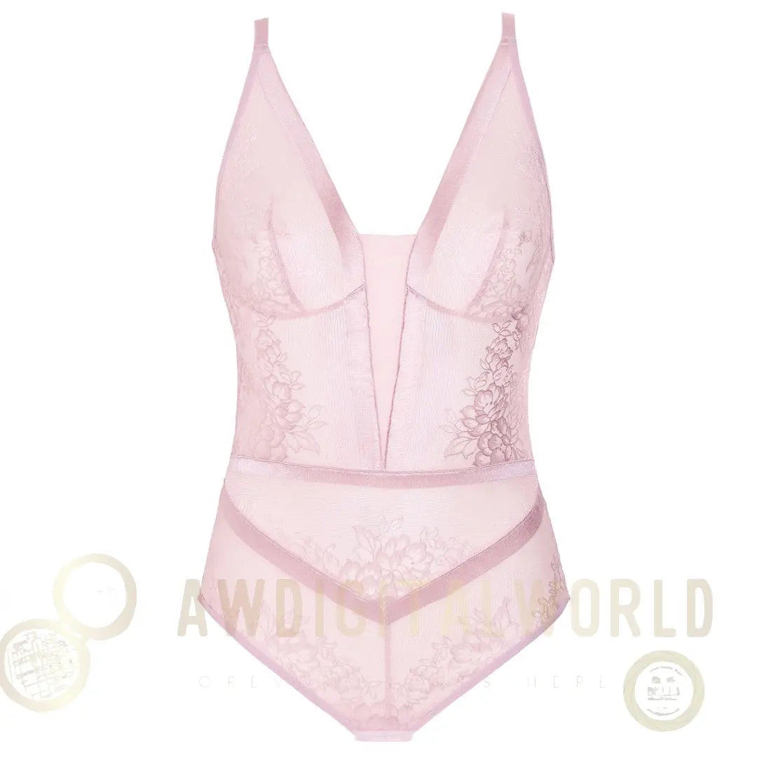 Sheer Lace Body Gorteks Porto Lilac-2