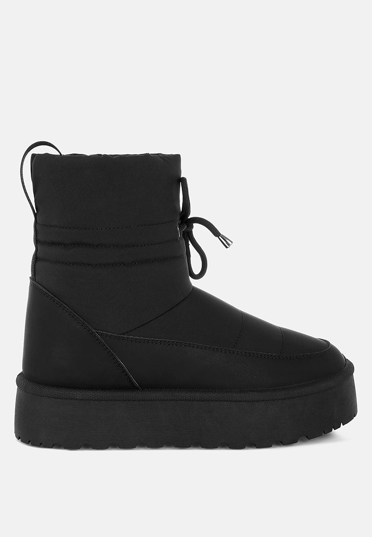 Pacos High Ankle Chunky Snow Boots London Rag