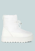 Pacos High Ankle Chunky Snow Boots London Rag