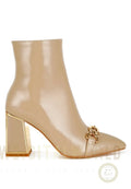 Pollux Metallic Chain Detail Boots-0