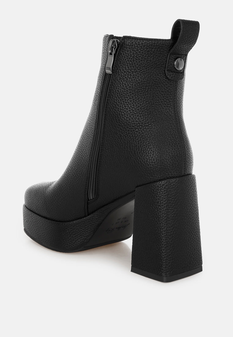 Poulin Faux Leather Chelsea Boots-1